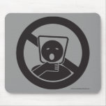 Warning don't be an idiot! mousepads
