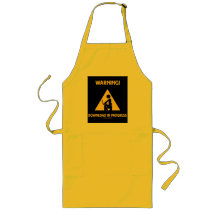 Warning! Download In Progress Geek Humour Signage Apron