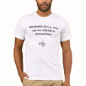 WARNING! Driver only carries $20.00 in ammunition! t-shirts