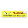 WARNING! DRIVER PRONE TO BOUTS OF R...
