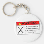 Warning Drumline Keychain