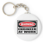 Warning ENGINEER AT WORK Key Chain keychains