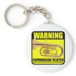 Warning! Euphonium Player keychains