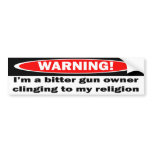 Warning!  I'm a Btter Gun Owner Bumper Sticker
