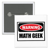 Warning MATH GEEK Button