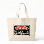 Warning MAY CAUSE ORGASM Bag