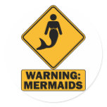 Warning: Mermaids stickers