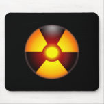 Warning Nuclear Radiation Sign mousepads