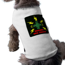 Warning! over charged pet tshirt
