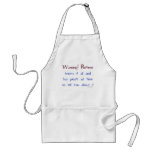Warning: Retiree Apron