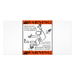 WARNING! ROTATING SHAFTS ARE DANGEROUS photo cards