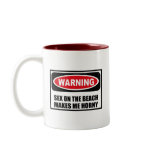 Warning SEX ON THE BEACH MAKES ME HORNY Mug