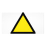 warning sign picture card