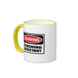 Warning TEACHING ASSISTANT Mug