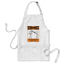 Warning Temperamental Cellist Apron
