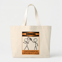 Warning Temperamental Euphonium Player Bags