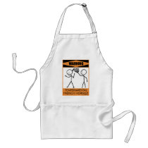 Warning Temperamental French Hornist Apron