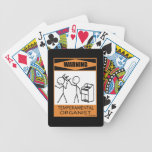 Warning! Temperamental Organist Bicycle Card Deck