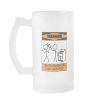 Warning Temperamental Organist Mug