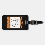 Warning! Temperamental Sax Player Luggage Tag