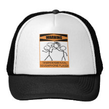 Warning Temperamental Sousaphone Player Hats