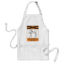 Warning Temperamental Violinist Aprons