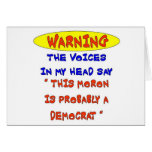WARNING THE VOICES IN MY HEAD SAY cards