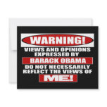 Warning! Views Express By Obama invitations