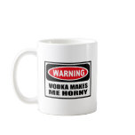 Warning VODKA MAKES ME HORNY Mug