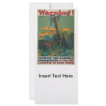 Warning World War II Rack Card Design