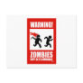 Warning! Zombies May Be Flammable Postcard