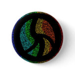 Warped Peace Sign buttons