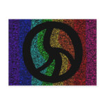 Warped Peace Sign postcards