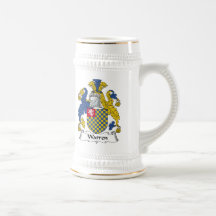 Warren Family Crest Coffee Mugs