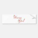 Warren Girl tee shirts Bumper Stickers