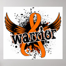Warrior 16 Kidney Cancer Posters