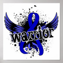 Warrior 16 Rectal Cancer Print