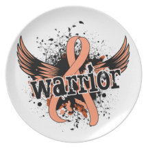 Warrior 16 Uterine Cancer Dinner Plate
