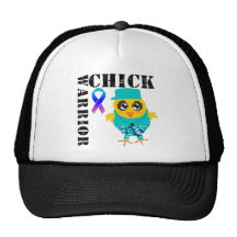 Warrior Chick Thyroid Cancer Hats