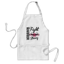 Warrior Fight Strong Breast Cancer Apron
