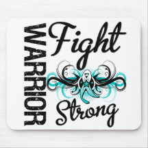 Warrior Fight Strong Cervical Cancer Mousepad