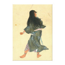 Warrior with Bracelets 1800 Gallery Wrap Canvas