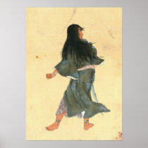 Warrior with Bracelets 1800 Poster