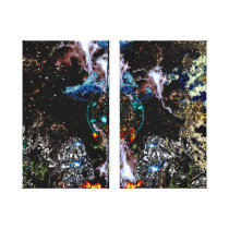 Warriors ( anunnaki enforce-men ) stretched canvas prints