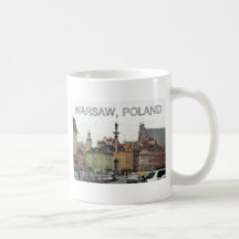 WARSAW POLAND STARE MIASTO OLD TOWN COFFEE MUGS