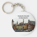 WARSAW POLAND STARE MIASTO OLD TOWN KEYCHAINS