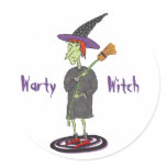 Warty Witch Stickers