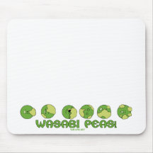 Wasabi PEAS! Mousepads