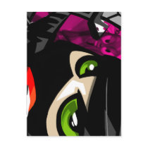 Wasabi - Purple background Postcards