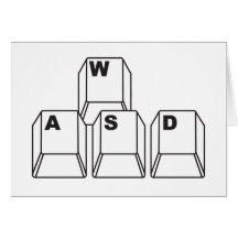 WASD GREETING CARD